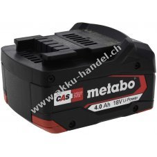 Metabo 18V Li-Ion Power Akkupack Akku Ultra-M 4,0Ah 625591000 ESCP Original