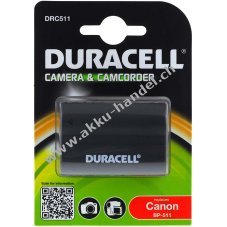 Duracell Akku fr Canon Videokamera MVX100i