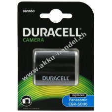 Duracell Akku fr Digitalkamera Panasonic Lumix DMC-FZ7 Serie