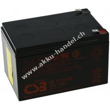 CSB Standby Bleiakku passend fr APC Back-UPS Pro BP650 12V 12Ah