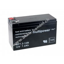 Powery Ersatzakku fr USV APC Power Saving Back-UPS ES 8 Outlet