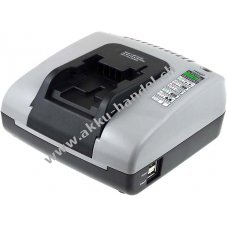 Powery Akku-Ladegert mit USB fr Werkzeug Black & Decker GXC1000L
