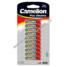 Batterie Camelion MN2400 HR03 Plus Alkaline 10er Blister