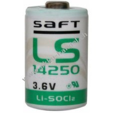 Lithium Batterie Saft LS14250 1/2AA 3,6Volt