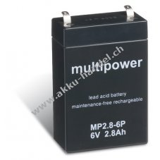 Powery Bleiakku (multipower) MP2,8-6P wartungsfrei