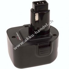 Akku fr Black & Decker Bohrschrauber CD12CA 2000mAh