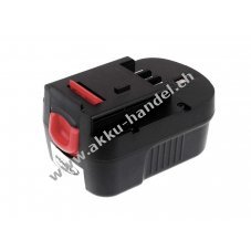 Akku fr Black & Decker Bohrschrauber HP148F2 2000mAh