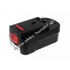 Akku fr Black & Decker Schlagbohrschrauber HP188F2K 2000mAh