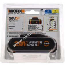 WORX WA3551.1 Akku 20V 2Ah Li-Ion