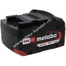 Akku fr Stichsge Metabo STA 18 LTX 140 (601405840) 18V Li-Ion  4,0Ah Original