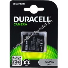 Duracell Akku f�r GoPro Hero 3 Typ AHDBT-201