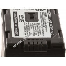 Akku fr Panasonic AJ-PCS060G 5400mAh