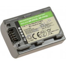 Akku fr Sony DCR-SR40 750mAh