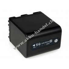 Akku fr Sony Typ NP-QM50 4200mAh Anthrazit mit LEDs