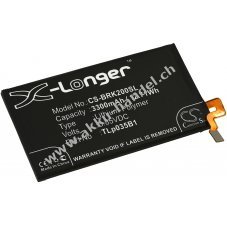 Akku passend fr Handy, Smartphone Blackberry KEY2 / BBF100-4 / Typ Tlp035B1 u.a.