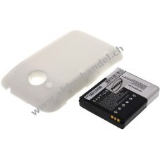 Akku fr HTC A320E / Typ BA S850 Wei 2200mAh