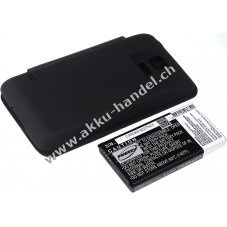 Akku fr Samsung GT-I9602 mit Flip Cover