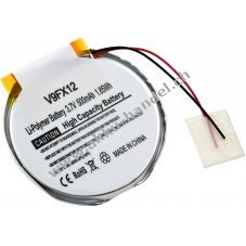 Akku passend fr Smartwatch Garmin Fenix 1, Fenix 2, Typ 361-00061-00 u.a.