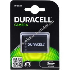 Duracell Akku fr Sony Cyber-shot DSC-RX100 / Typ NP-BX1 1090mAh