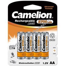 Camelion Mignonakku AA 2700mAh NiMH 4er Packung