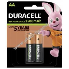 Duracell Duralock Recharge Ultra HR6 Akku 2er Blister