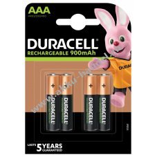 Duracell Duralock Recharge Ultra HR3 Akku 900mAh 4er Blister