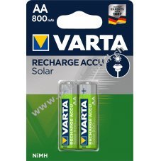 Varta Mignonakku 800mAh NiMH 2er Blister