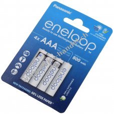 Panasonic eneloop Microakku AAA HR03 HR-4UTG 800mAh NiMH 4er Pack