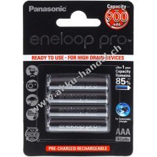 Panasonic eneloop Pro Akku AAA - 4er-Blister (BK-4HCCE/4BE)