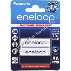 Panasonic eneloop Akku AA  2er-Blister (BK-3MCCE/2BE)