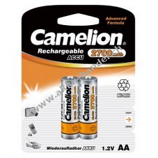 Camelion Mignonakku AA HR6 2700mAh NiMH 2er Blister