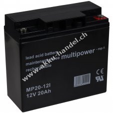 Powery Bleiakku (multipower) fr USV APC Smart-UPS SMT1500I 20Ah (ersetzt auch 18Ah)