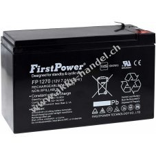 FirstPower Blei-Gel-Akku fr USV APC Power Saving Back-UPS BE550G-GR 7Ah 12V