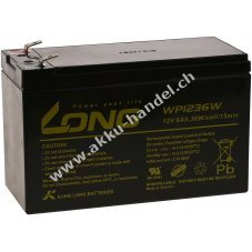 Long Blei-Gel-Akku fr USV APC Power Saving Back-UPS ES 8 Outlet 9Ah 12V ersetzt 7,2Ah 7Ah