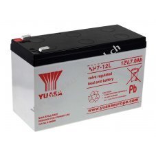 YUASA Bleiakku NP7-12L Vds kompatibel mit CSB GP1270 F2