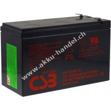 CSB Hochstrom Bleiakku HR1234WF2 passend fr APC Back-UPS BE550G 12V 9Ah