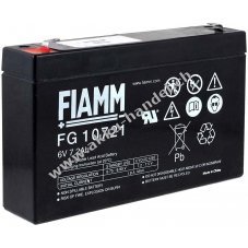 Ersatz-Akku FIAMM FG10721 6V 7,2Ah fr Kderboot, Baitbott, Boot, Futterboot