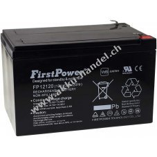 FirstPower Blei-Gel Akku fr Boote Modellbau Wohnmobile Hobby Camping 12Ah 12V VdS