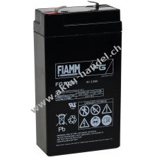 FIAMM Blei Akku FG10381 6V 3,8Ah