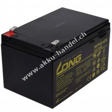 Long Bleiakku WP12-12E Vds mit 6,3mm Faston zyklenfest