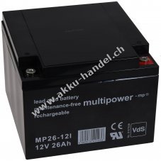 Multipower Bleiakku MP26-12I 12V 26Ah Vds