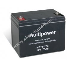 Powery Bleiakku (multipower) MPC75-12I zyklenfest