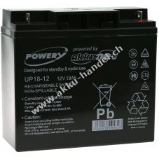 Powery Bleiakku -Ersatz fr Panasonic Typ LC-XD1217PG