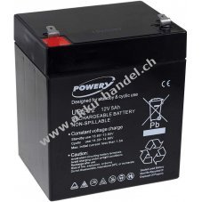 Powery Blei-Gel Akku UP5-12 12V 5Ah