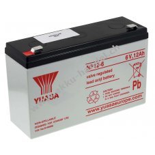 YUASA Bleiakku NP12-6 (ersetzt auch YUASA NP10-6) Vds