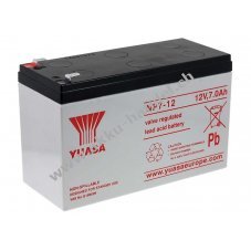 YUASA Bleiakku NP7-12 7Ah / 12V Vds