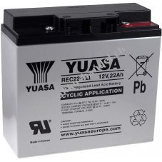 YUASA Ersatzakku fr Notstromversorgung (USV) 12V 22Ah (ersetzt auch 17Ah 18Ah 19Ah) zyklenfest