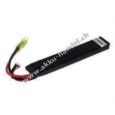 Akku fr Softair-Waffen Typ LP110S2C013 mit 7,4V 1100mAh