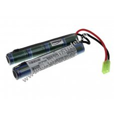 Akku fr Softair-Waffen 9,6V-1500mAh (4+4 Zellen in Reihe)