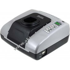 Powery Akku-Ladegert mit USB fr Werkzeug Ryobi CS1800